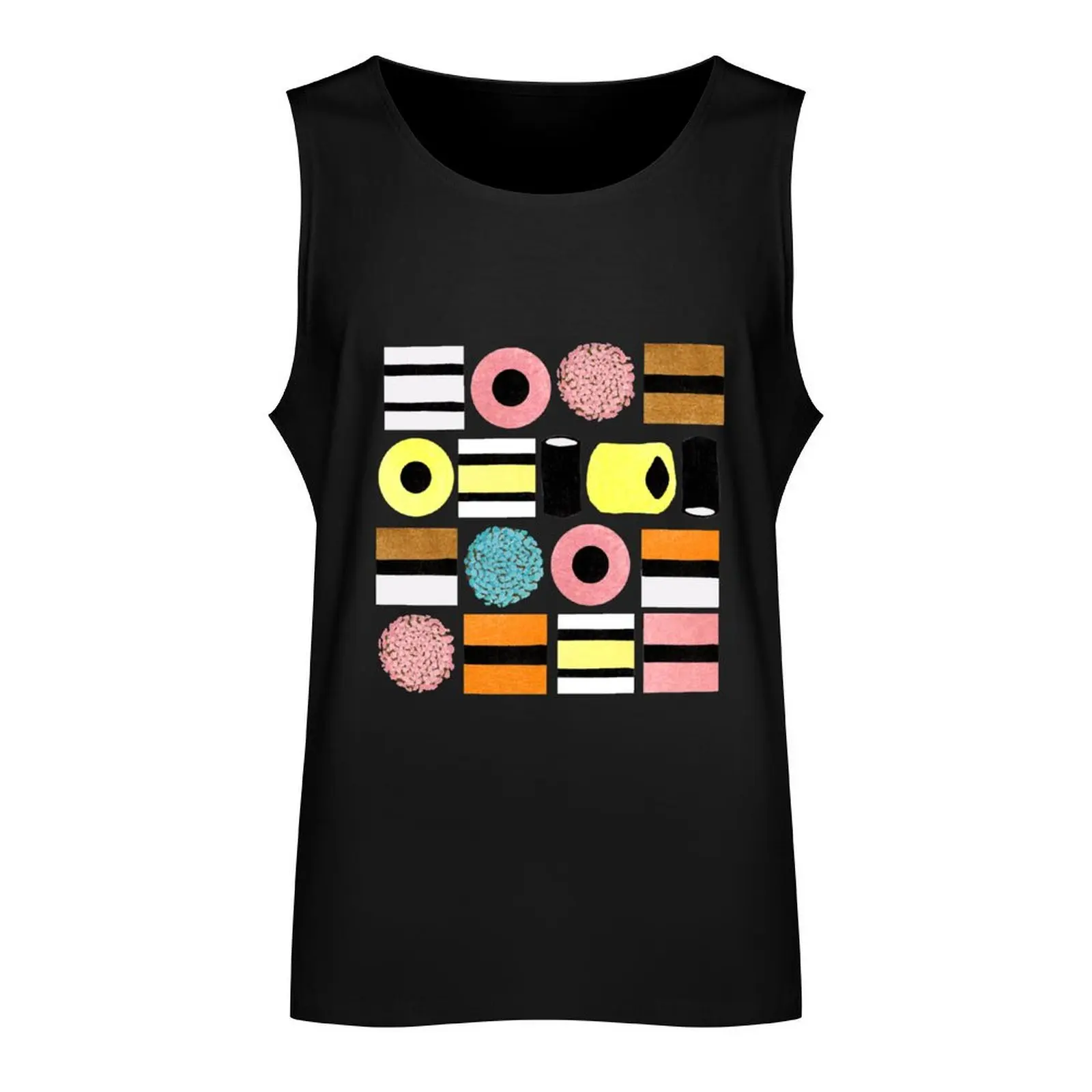 Liquorice allsorts - pastel palette Tank Top Men's sports t-shirt t-shirts man gym wear men