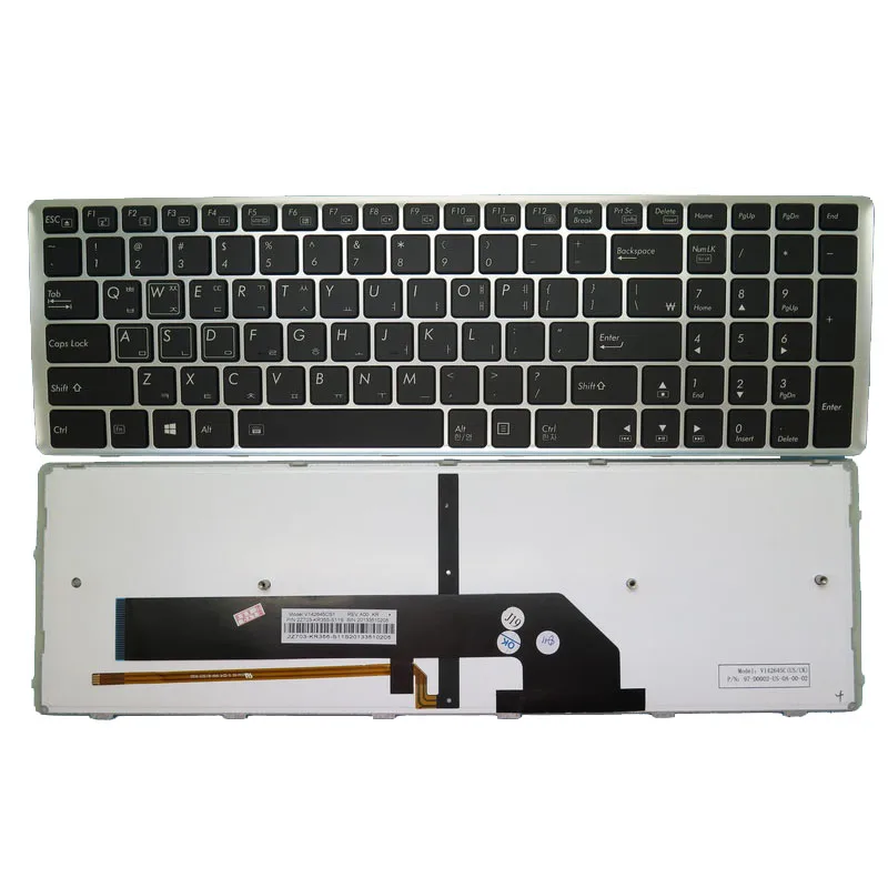 

YD Backlit KR Keyboard For Gigabyte P35 V142645HS1 2Z703-KRX71-S10S V142645DS1 2Z703-KRP35-S10S V142645FS1 2Z703-KRX70-S10S Kore