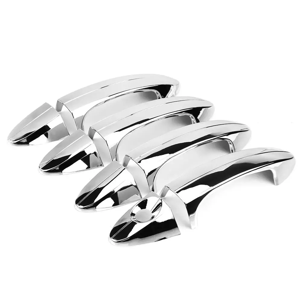 

8pcs Chromium Electroplating Door Handle Cover Trim for Ford Fiesta 2009-2012. New Auto Accessories