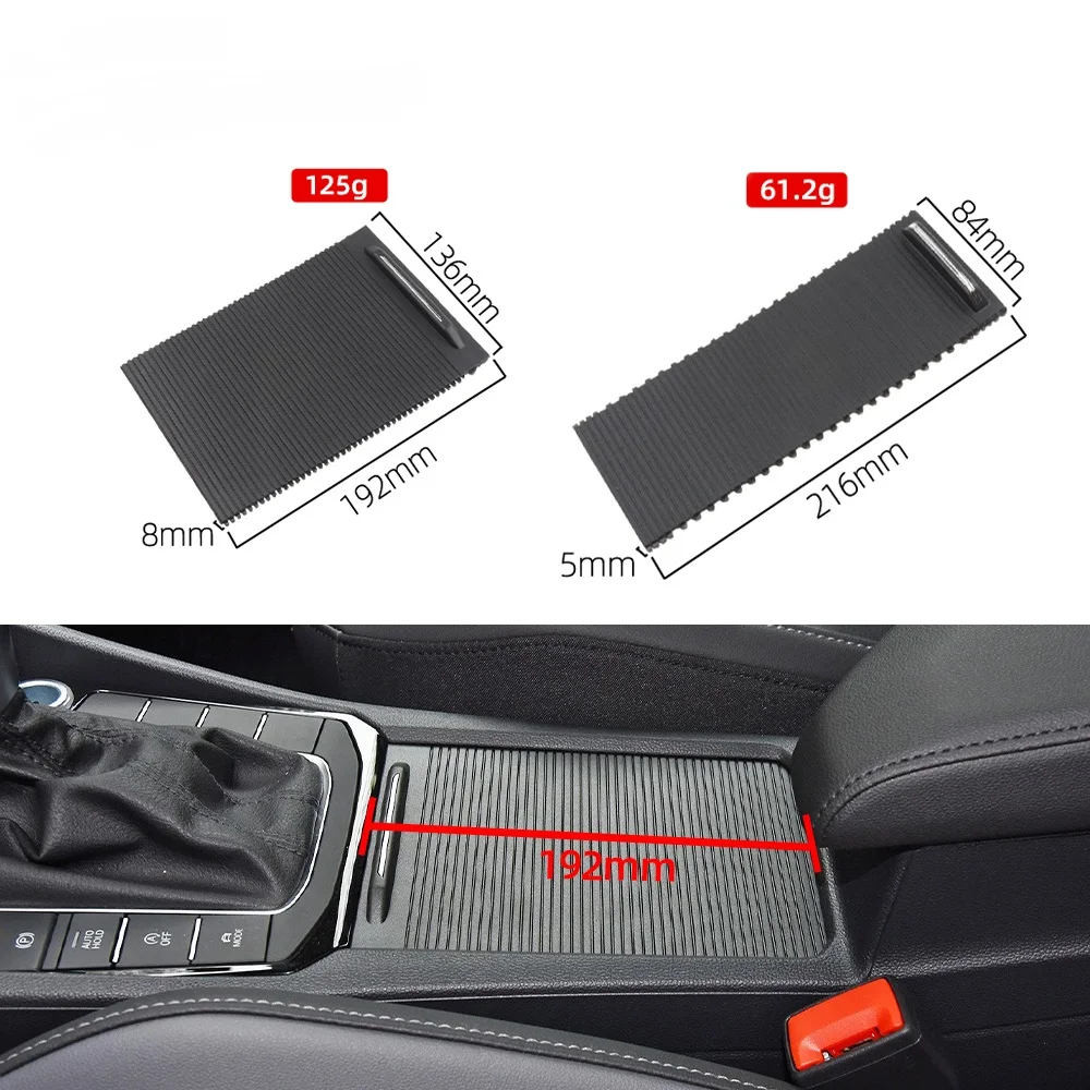 مصاريع منزلقة لمقاعد السيارة الأمامية ، غطاء بكرة أعمى ، حامل أكواب أسود ، فولكسفاغن ساجيتار ، 16D862531A ، 17G862531A