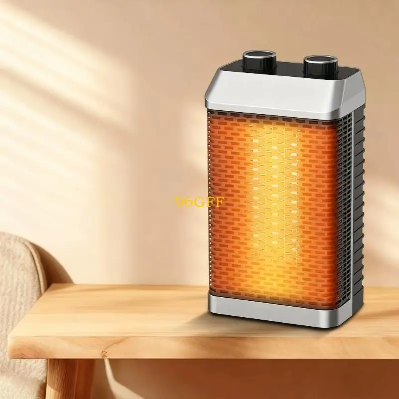 96GF المحمولة 1500 واط آلة التدفئة الكهربائية التحكم التلقائي في درجة الحرارة سطح المكتب مروحة صغيرة غرفة نوم التدفئة مع الموقت