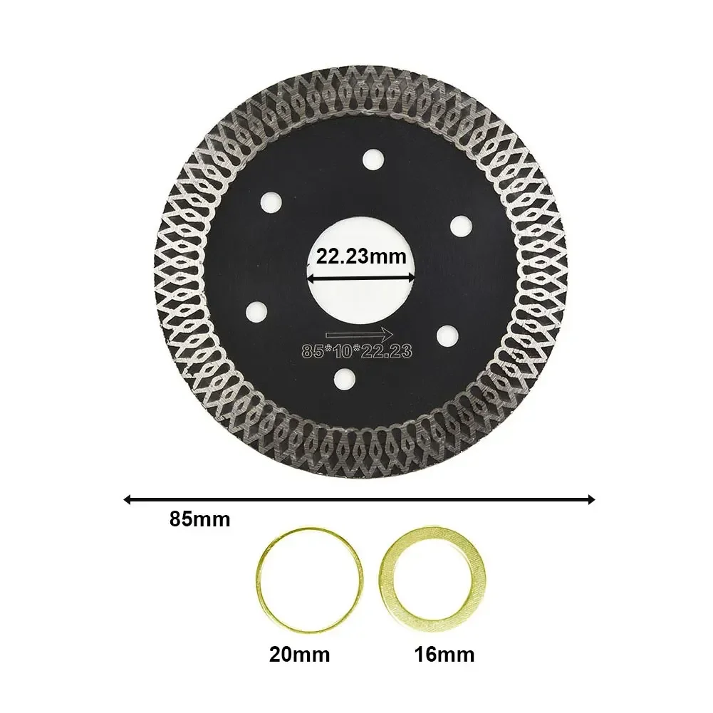 Imagem -05 - Lâmina de Serra de Diamante Disco de Corte Ultrafino 4.5 3.4in 22.23 20 mm id 1.3 mm para Granito Mármore Telha Cerâmica Tijolo Ferramentas de Corte