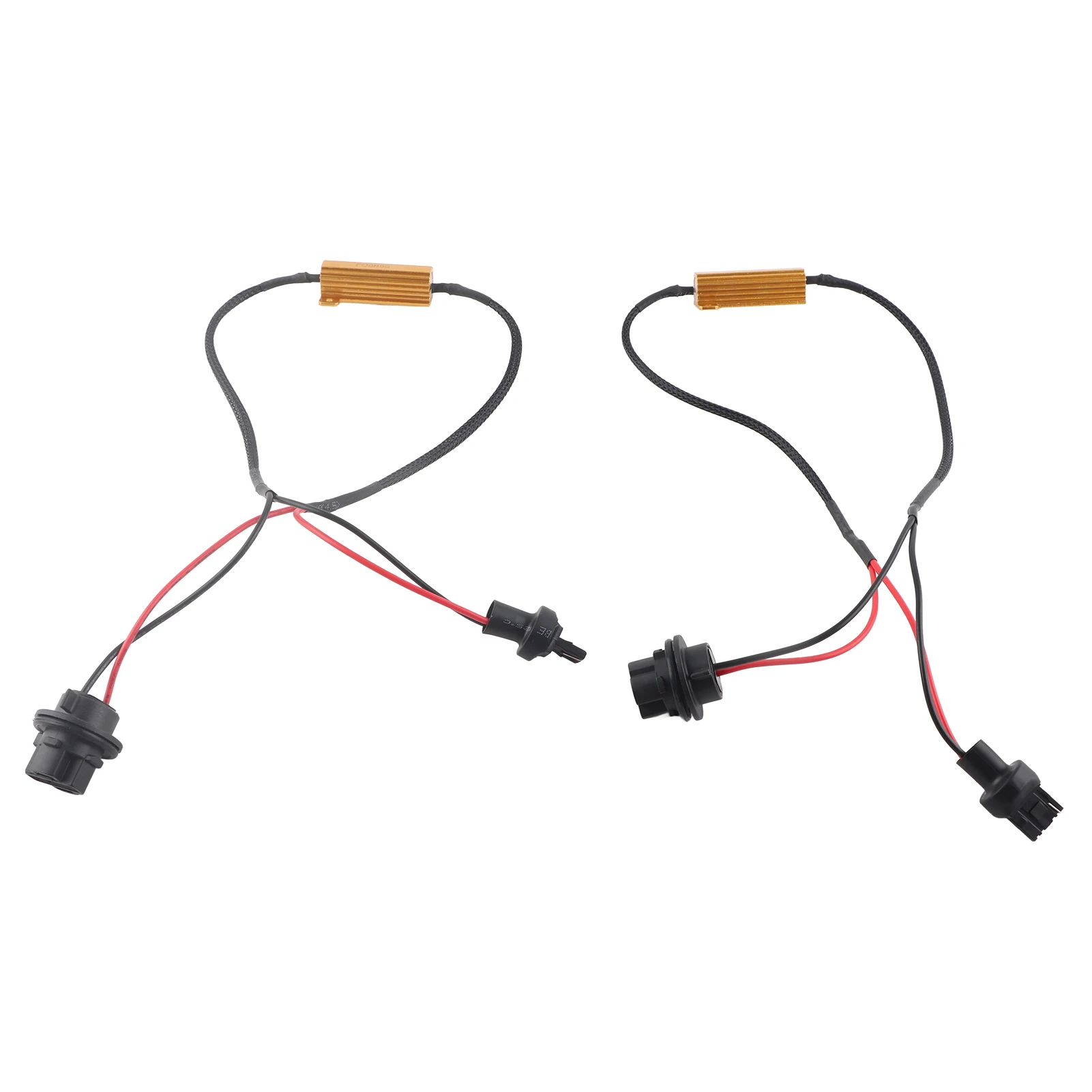 7440 T20 50W8RJ Hyper Flash Fix Error Free Wiring Adapters For LED Turn Signal Lights