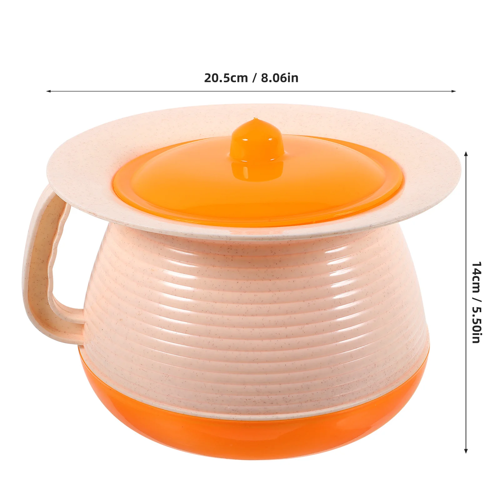 뚜껑이 있는 가정용 소변통 견고한 PP 구조 노인용 휴대용 변기 어린이용 넘어짐 방지 디자인 야간 휴대 용이