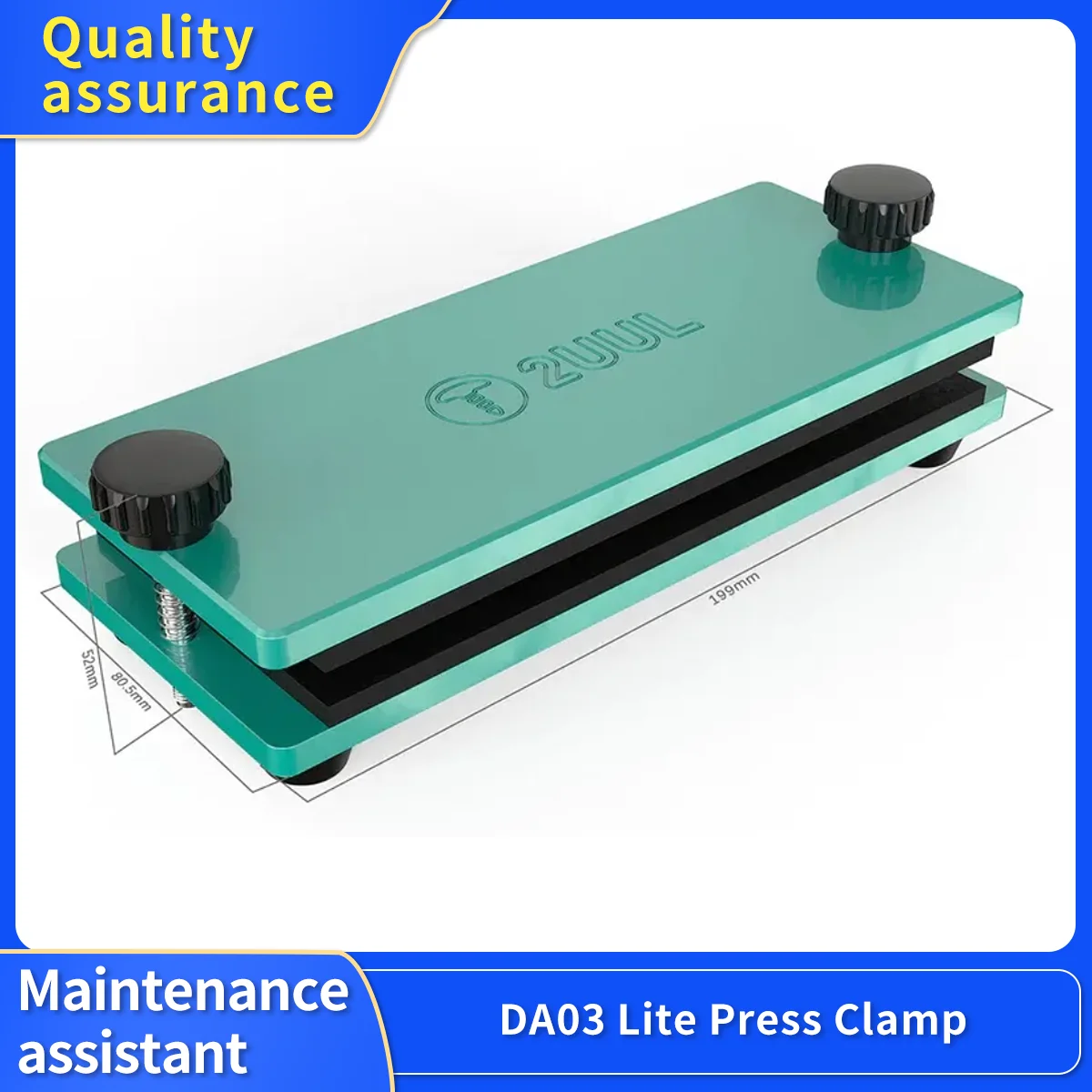 

2UUL DA03 Lite Пресс-зажим, Замена стекла телефона для экрана, Заднее стекло, Многофункциональный набор инструментов для ремонта зажима