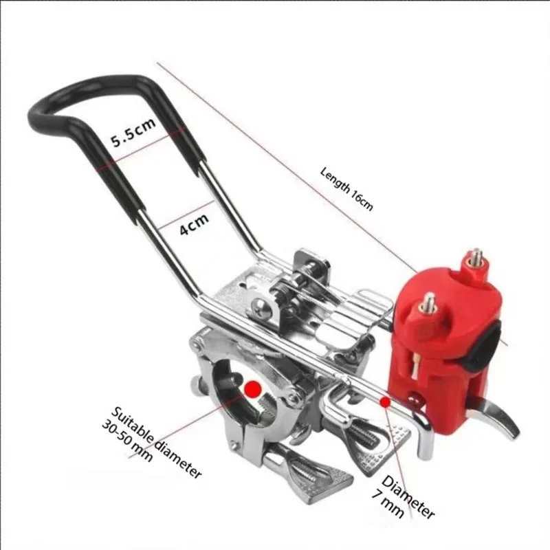 

Boat Fishing Rod Bracket Multi-Angle Adjustment Metal Base sea Fishing Pole Support Holder Ocean Fishing Tackle Rod-Support Tool