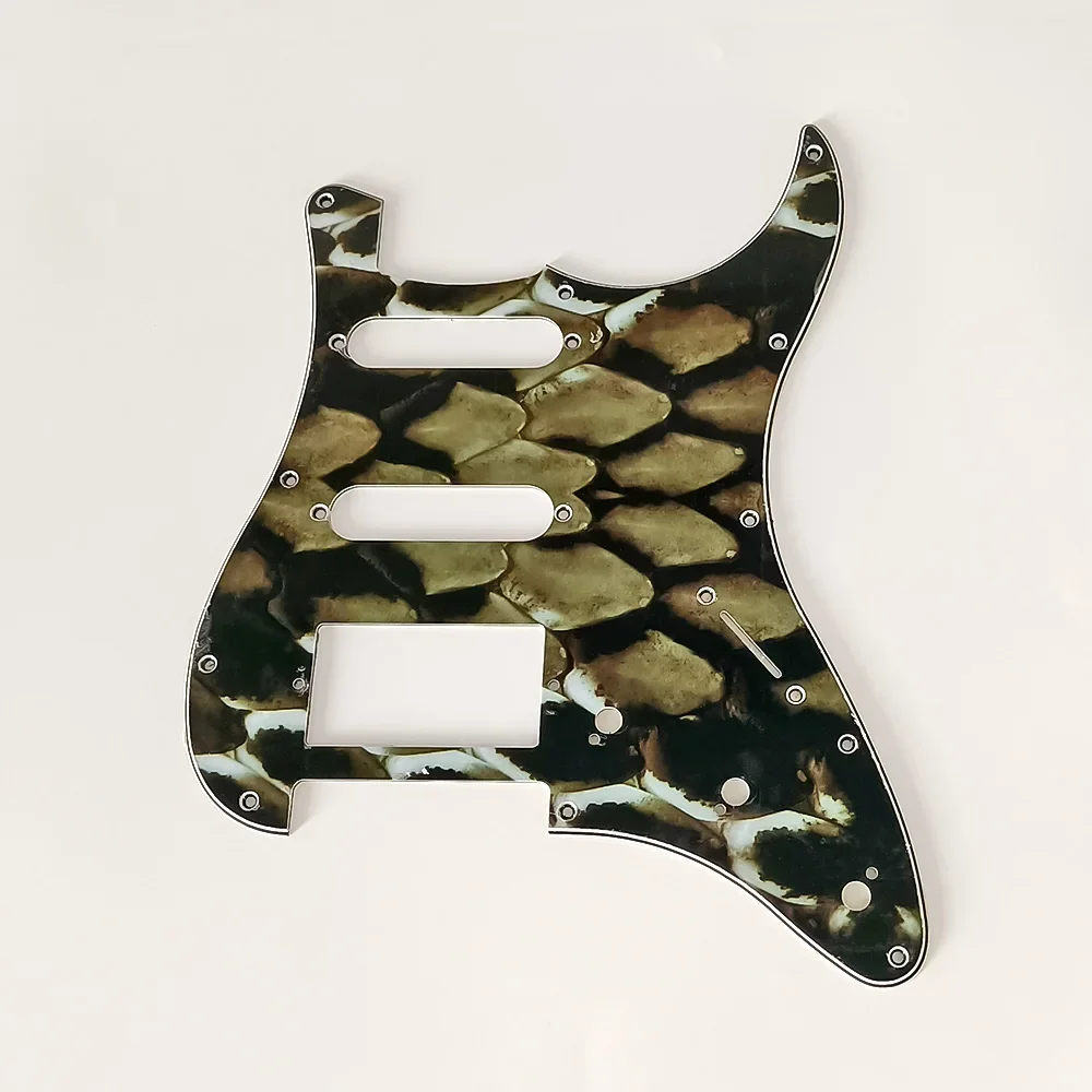 3 Ply 11 Holes SSH Guitar Pickguard Anti-Scratch Plate For ST FD Electric Guitar