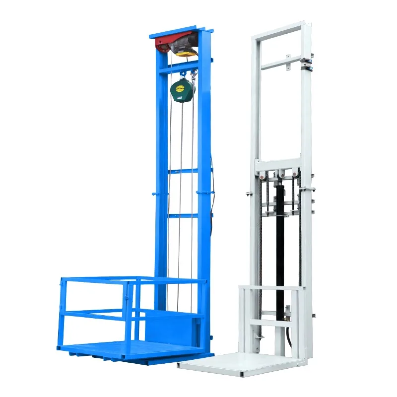 

9m 10m Electric Hydraulic Lifting Freight Elevator Simple Manned Household Two-story Heavy Object Lifting Platform