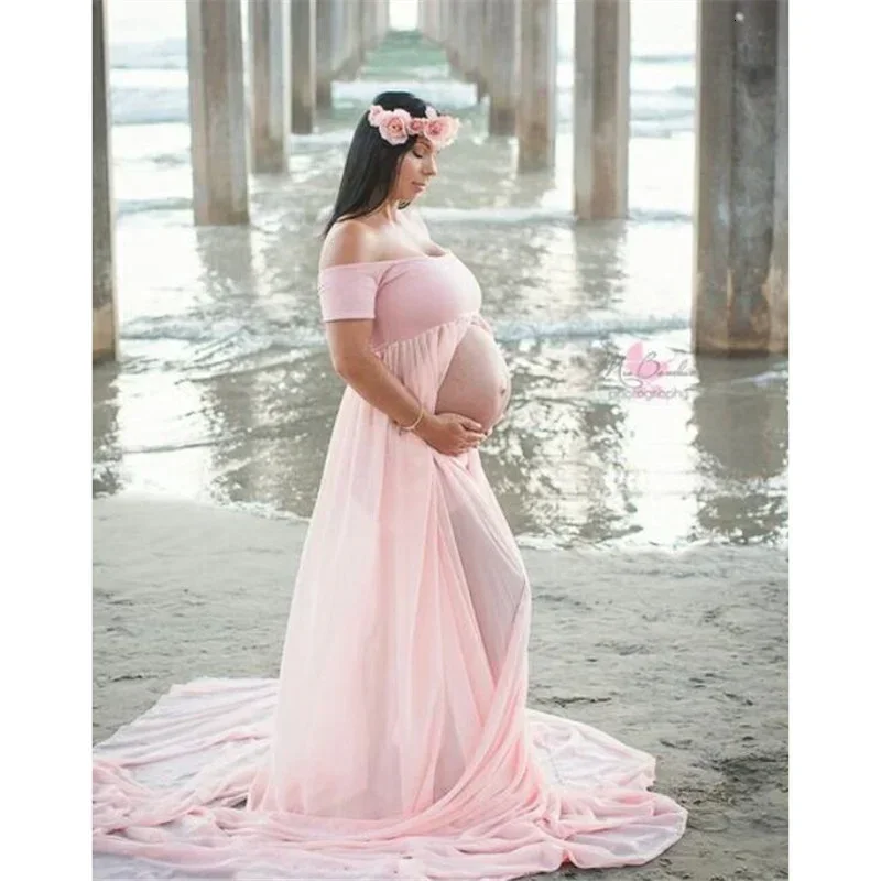 

Maternity Dresses For Photo Shoot Chiffon Pregnancy Dress Photography Props Maxi Gown Dresses For Pregnant Women Clothes Vestido