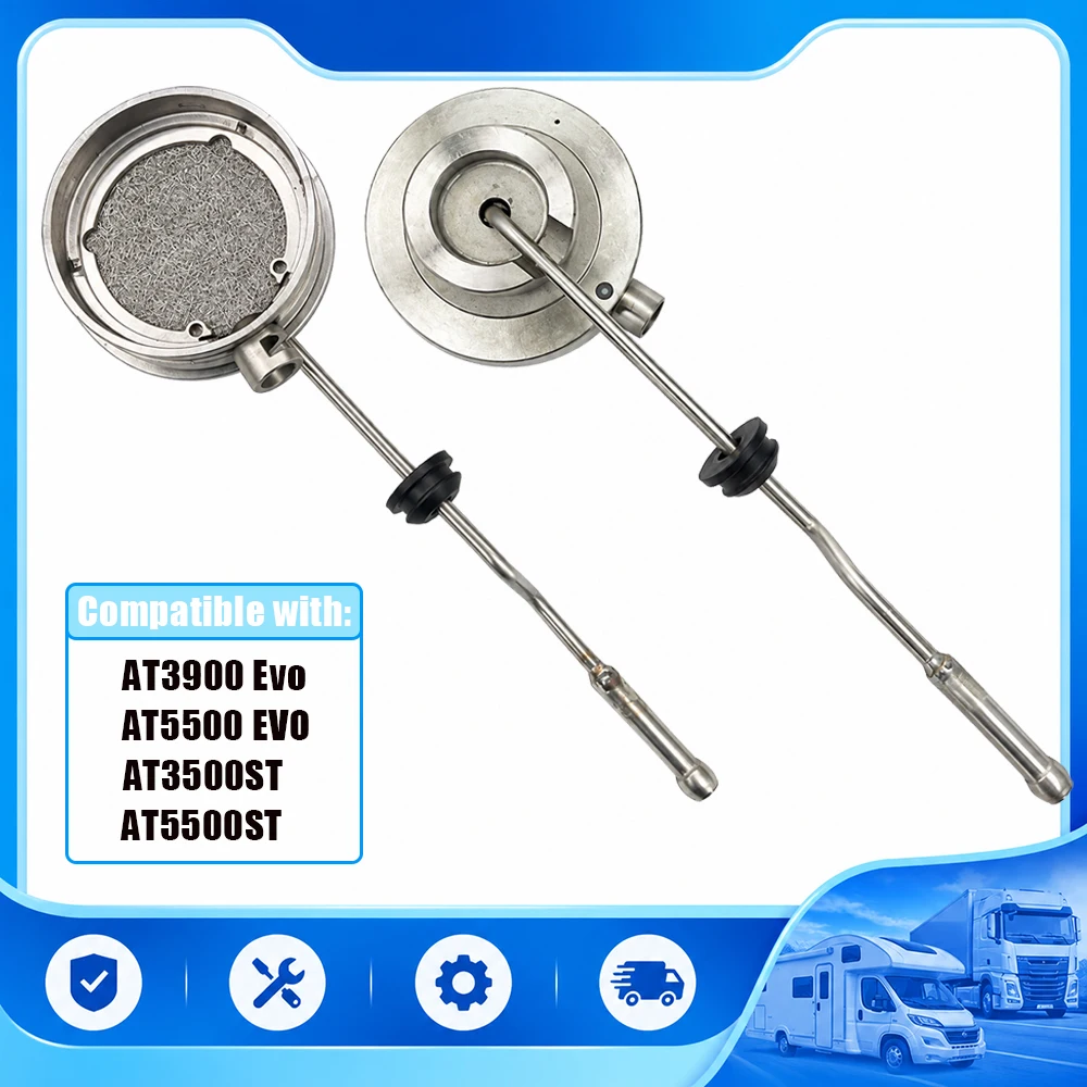 For Webasto Air Top 3500ST 5000ST EVO44 EVO55 Diesel Heater Burner Chamber with Round and Square Glow Plug Hole-Replacement Part