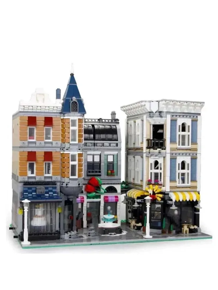 4002 PCS City Center Assembly Square Building Blocks Bricks Birthday Christmas Girls Toys Compatible With 10255 15019