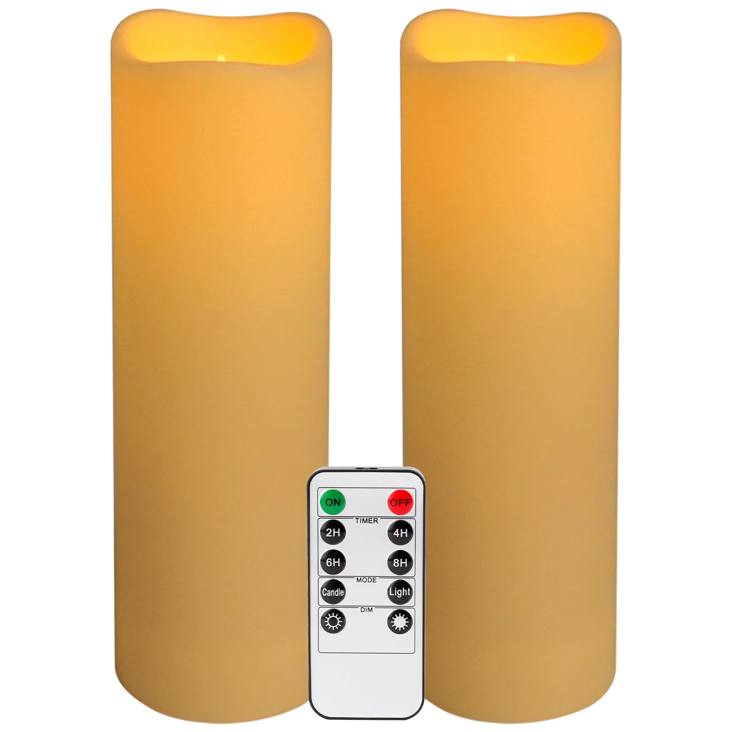 Installation of Electronic Wax, Various Sizes, Battery Powered, Remote Control, Holiday Decoration Candles, House Decoration