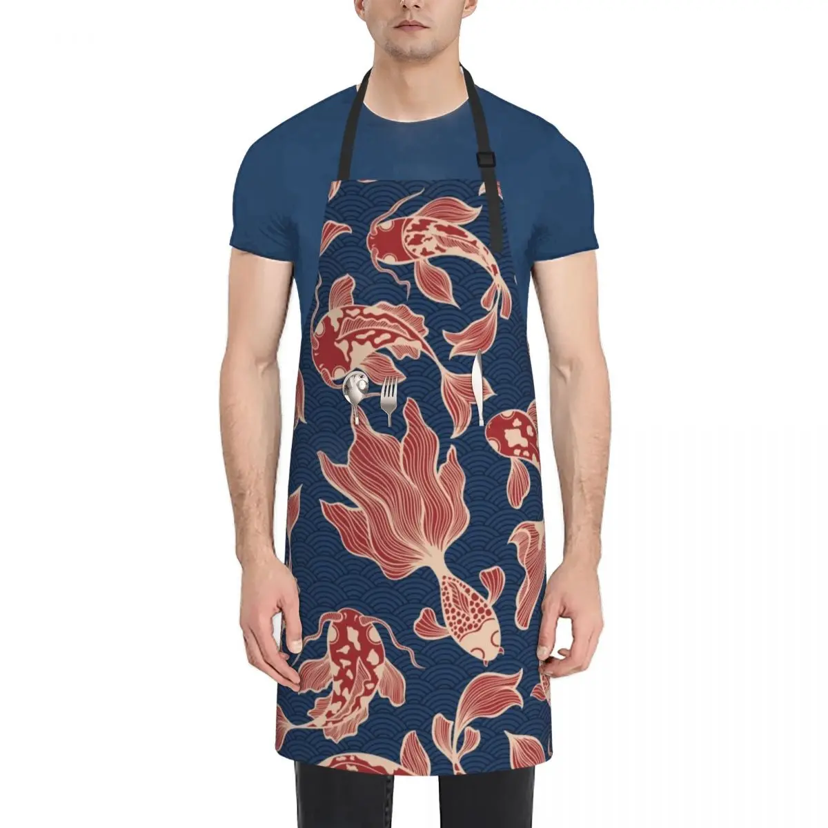 

Red Koi Apron Home Utensils Novelties Kitchen And Home Apron