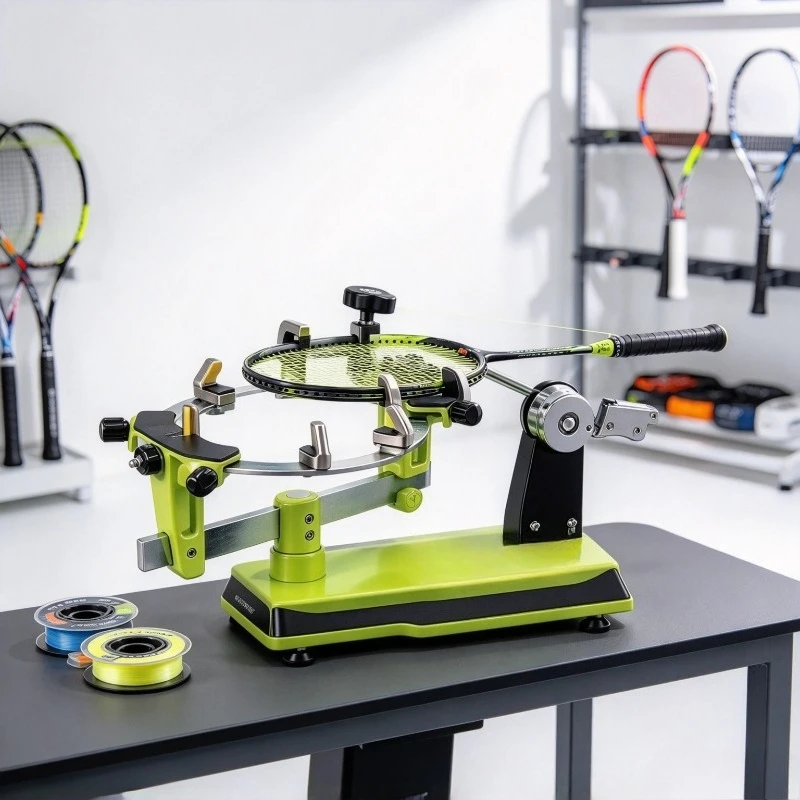 Manual Badminton Racket Stringing Machine Desktop Tennis Racket Stringer Machine Hand Crank Racket Stringing Tool  Home Sports