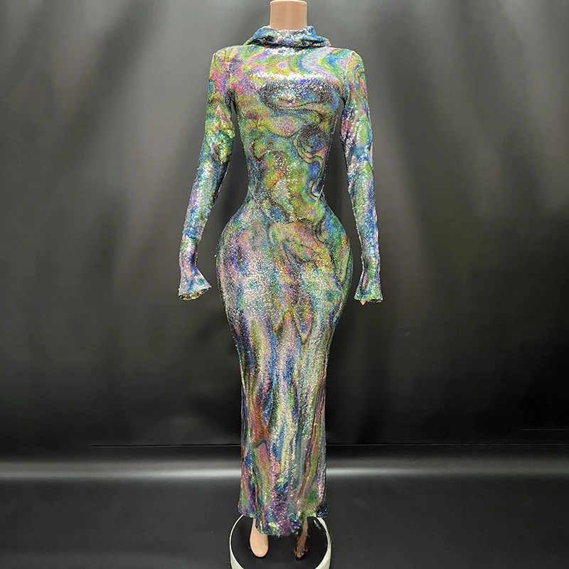 

Autumn On The New 3D Technology Sense Rendering Style Personality Fashion Suit Halloween Costume Bar Dancing Costume Party Dress