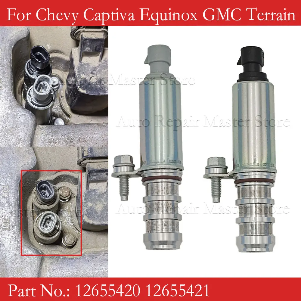 12655420 12655421   Elektromagnetyczny siłownik wałka rozrządu dolotowego lub wydechowego do Chevy Captiva Equinox Terrain