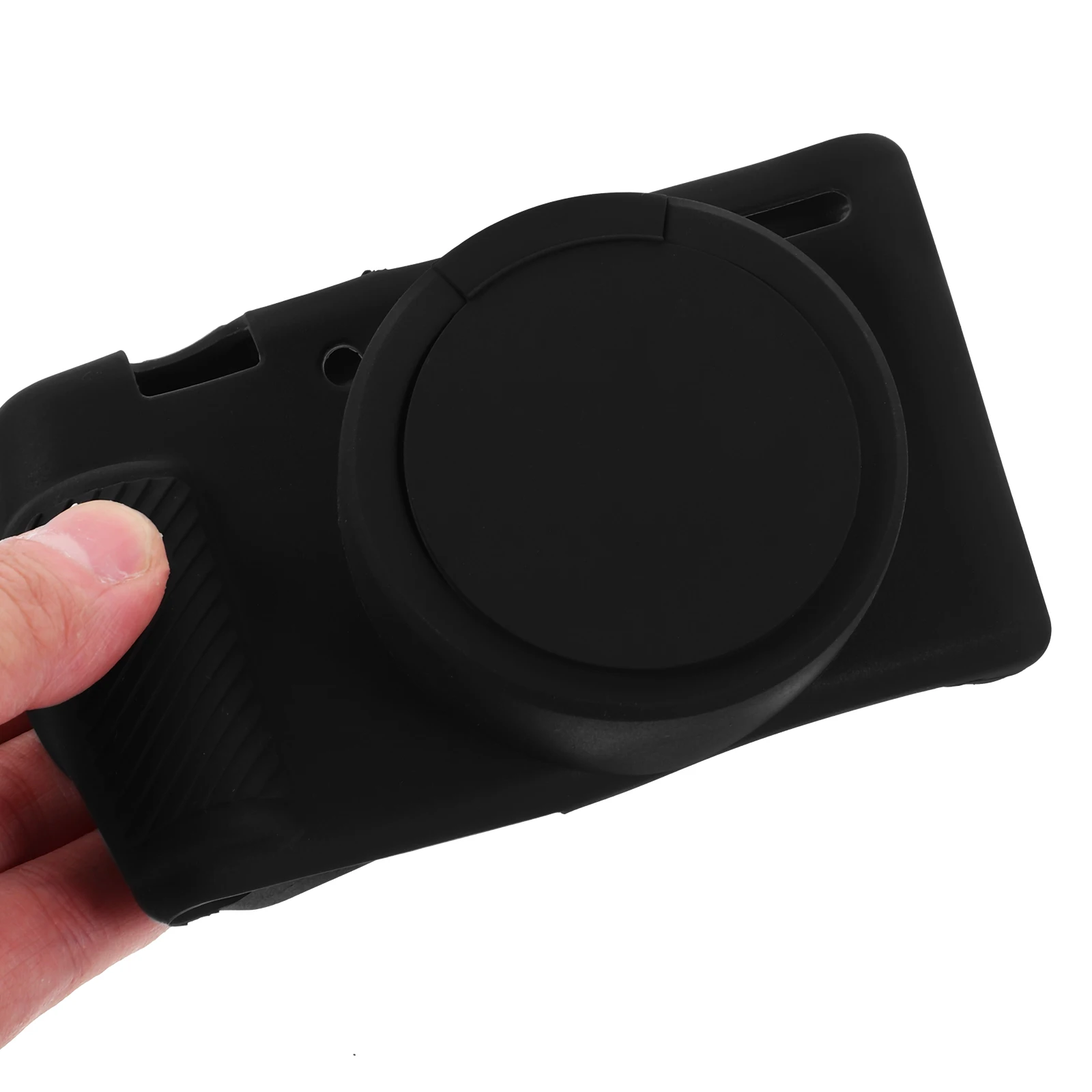 

Sturdy Silicone Camera Sleeve Cover Reusable Shockproof Protector For Durable Anti-Slip Grip Easy Install Protective Wrap