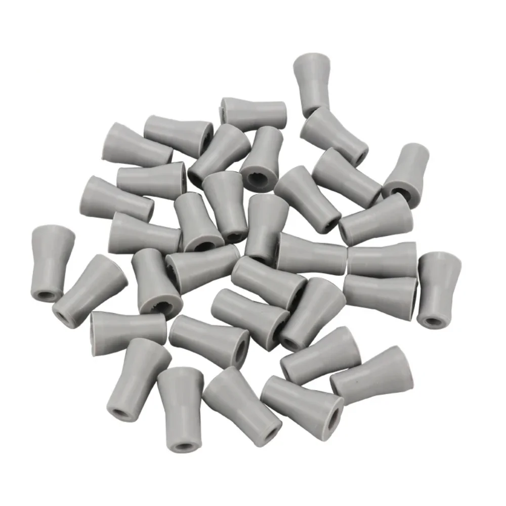 JUMTOP 10Pcs Dental Saliva Ejector Rubber Snap Tip Adapter 8mm/11mm Dentistry Tools