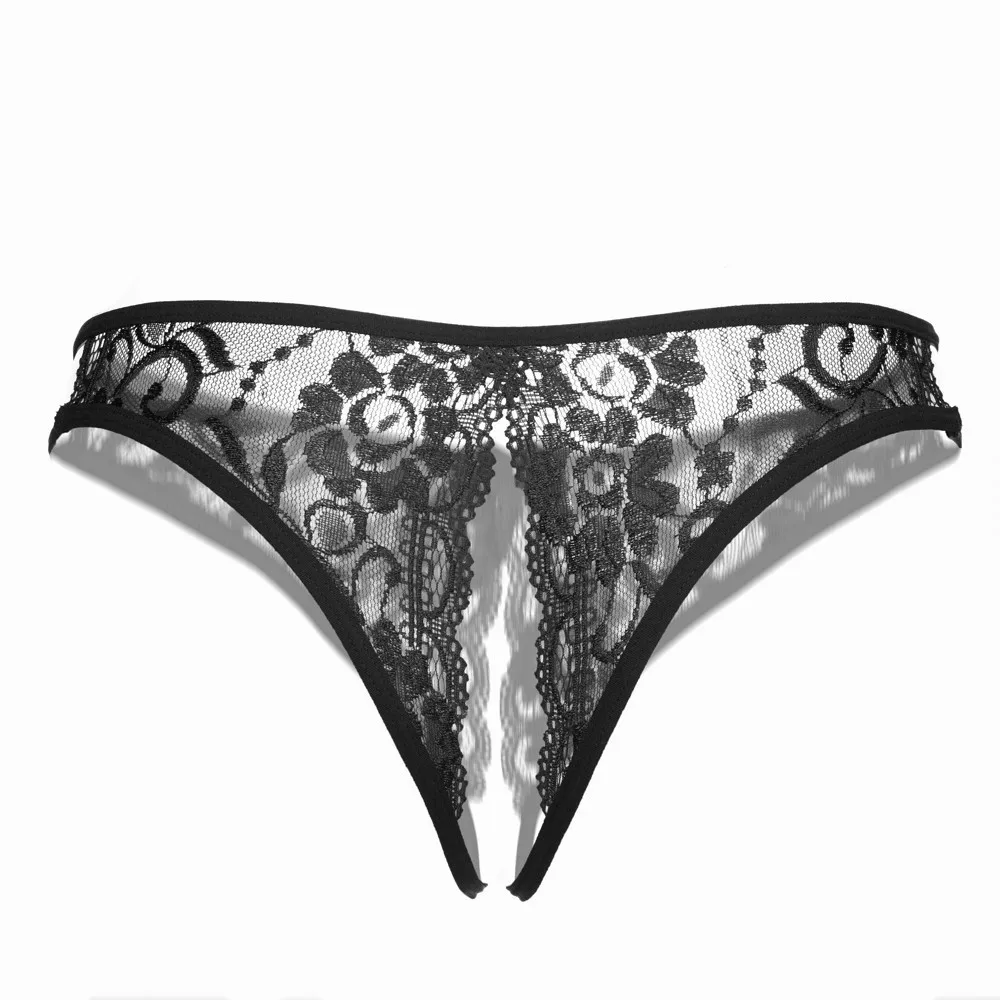 Sexy Hollow Briefs Underwear Erotic G Strings T-Backs Sweet Crotchless Seamless Panty Women\'s Panties Open Crotch Thongs