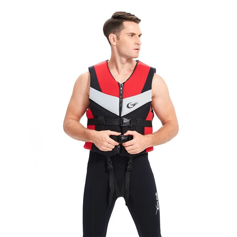 

Professional Water Sport Life Jacket Surfing Vest Neoprene Adult Comp Impact Protection Life Jacket Water Sport Safety Life Vest