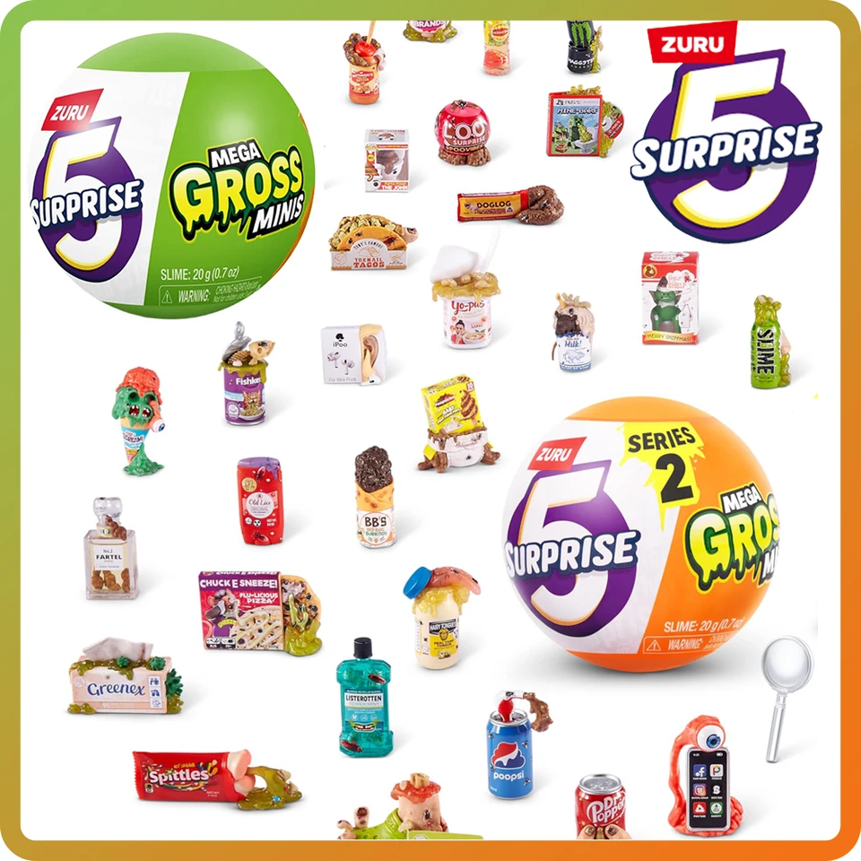 専用シリーズ2 ZURU 12個 正規品 数量限定!!箱付き Zuru Surprise Mystery Original Zuru Mega Gross Halloween Toys