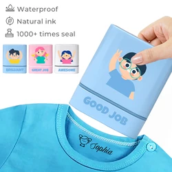 Lovely Cartoon Motivational Encouragement Personalized Stamps For Kids Clothing Stamp Easy To Use Personalized Stamp For Kids