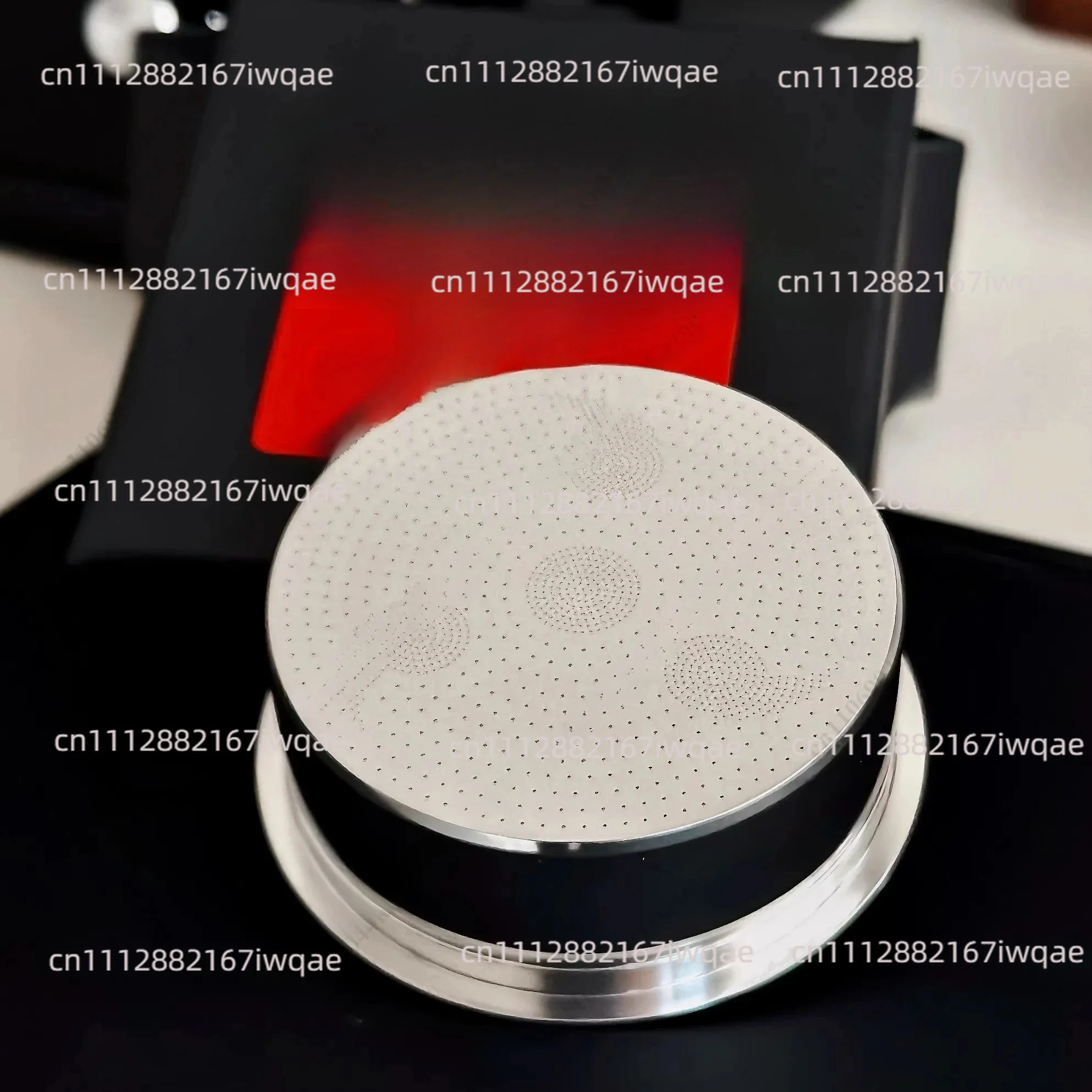 Applicable To Coffee Machine Powder Bowl Straight SW Orange Slice Engraved Wheel Eye CNC Machined Stainless Steel Powder Bowl