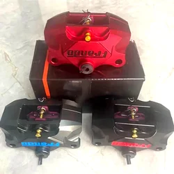 Universal Motorcycle E-scooter 84mm Rear CNC Brake Caliper For Ducati Aprilia Suzuki Kawasaki YZF-R1 GSXR1000 07-14 RSZ NIU