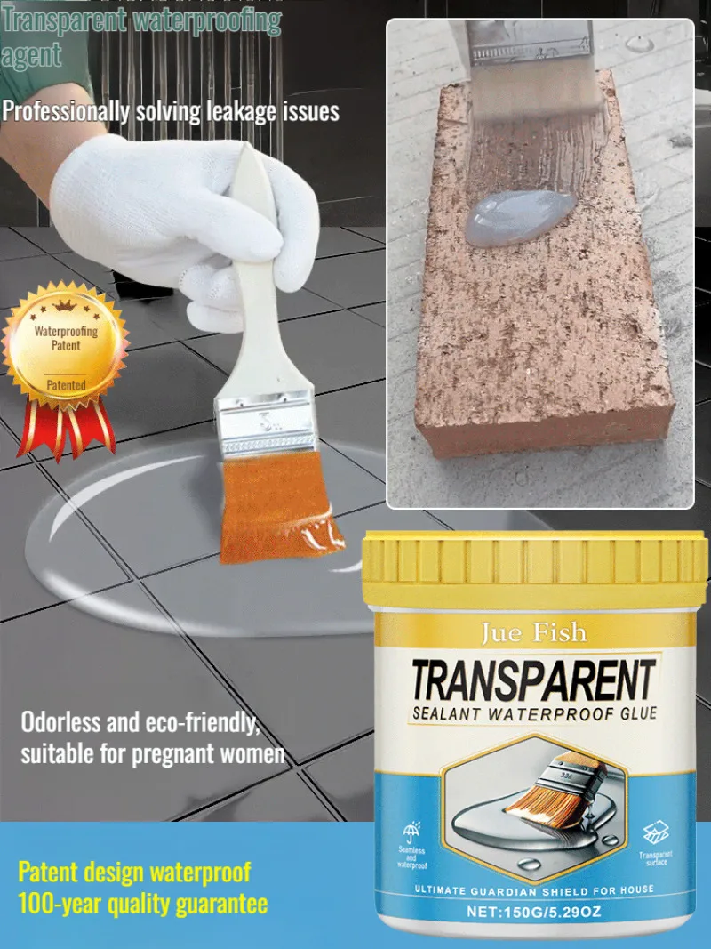 Waterproof adhesive wearresistant invisible sealant waterproof leakproof transparent adhesive