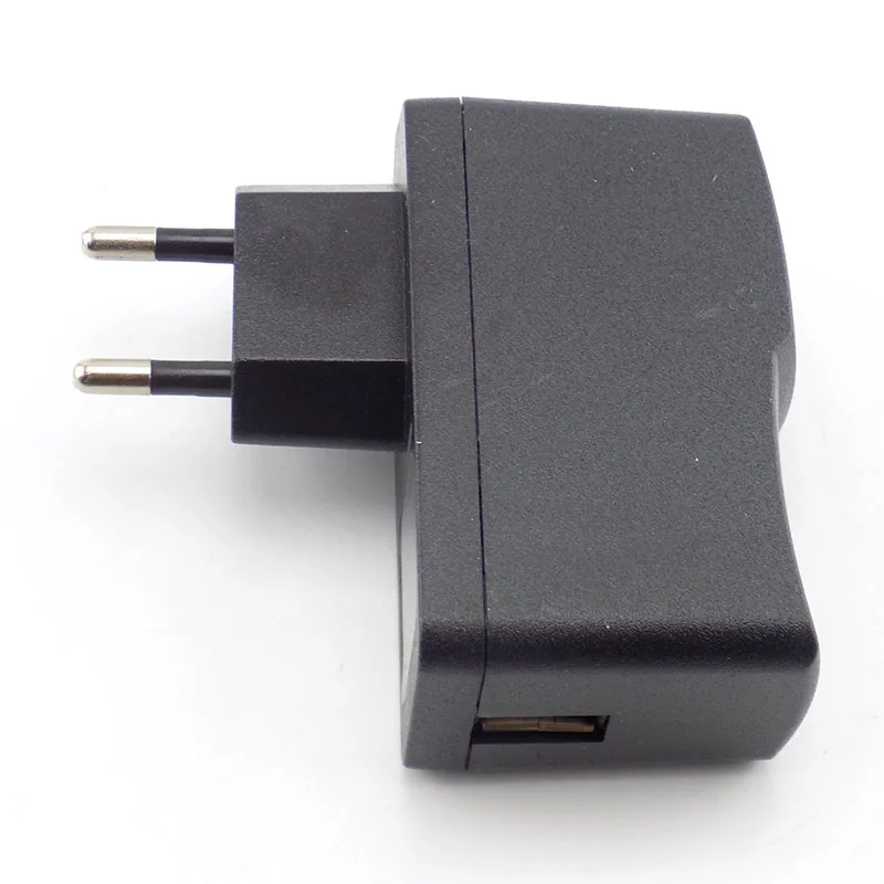 USB Charger Power Adapter Supply 5V 0.5A 2A Micro USB Wall Charging  AC to DC EU/US Adapter Universal  100V-240V Output