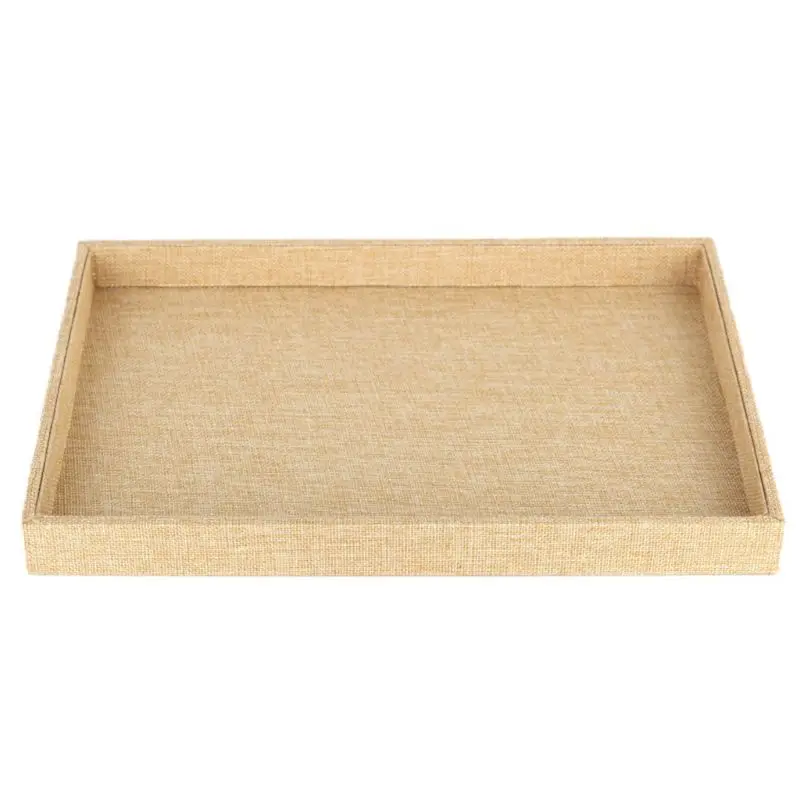 2025 New Velvet Ring Earrings Trays Showcase Display Jewelry Organizer Box Showcase Display for Case Storage Ring Earrings Gray