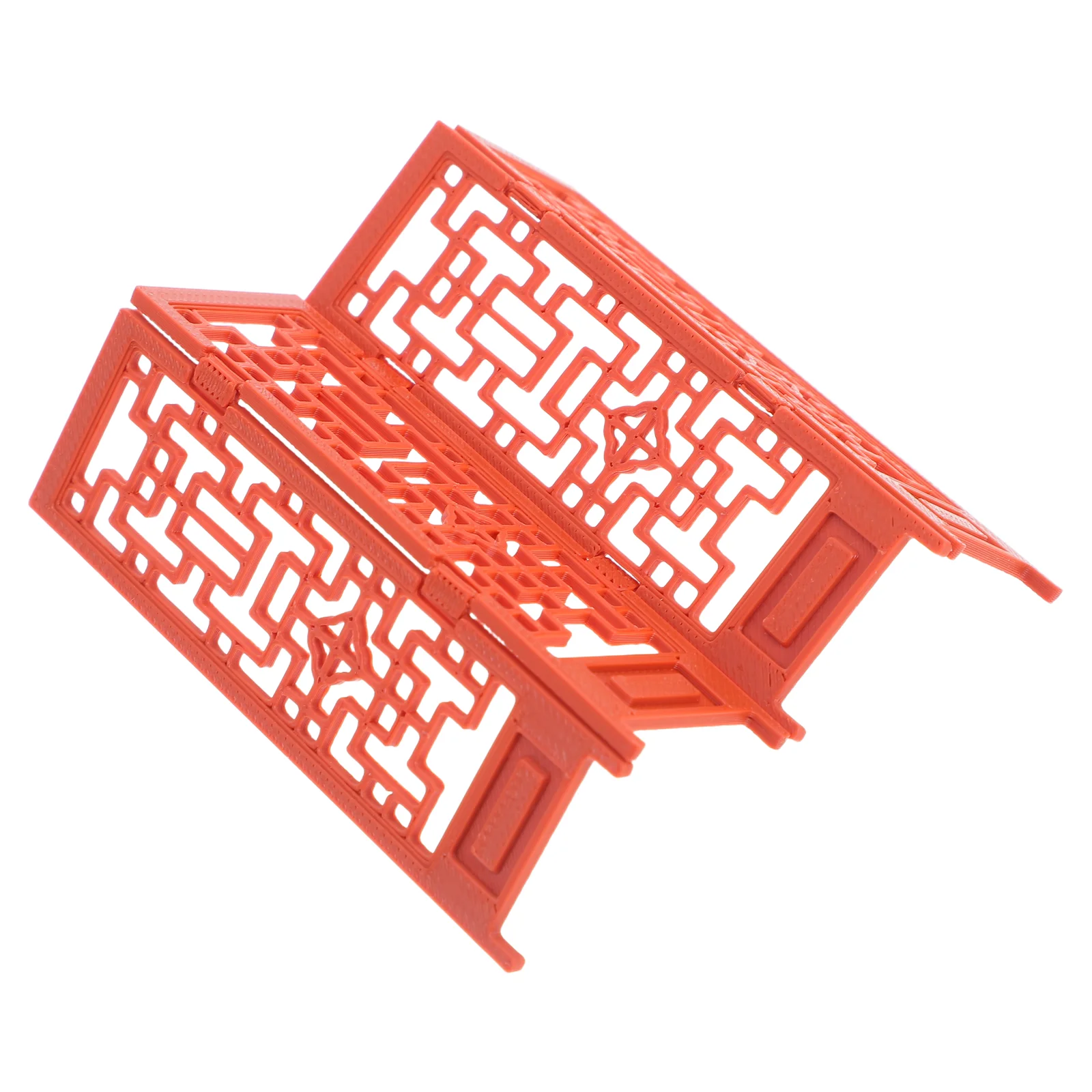 

Mini House Chinese Style Screen Dollhouse Furniture Miniature Room Divider Model Brown