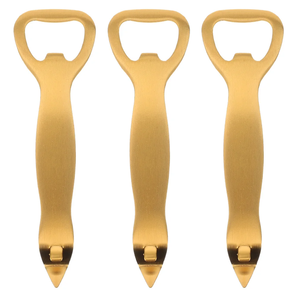 

3pcs Stainless Steel Vial Portable Mini Bottle Opener For Nurses Hospital Home Use Ergonomic Cap Remover