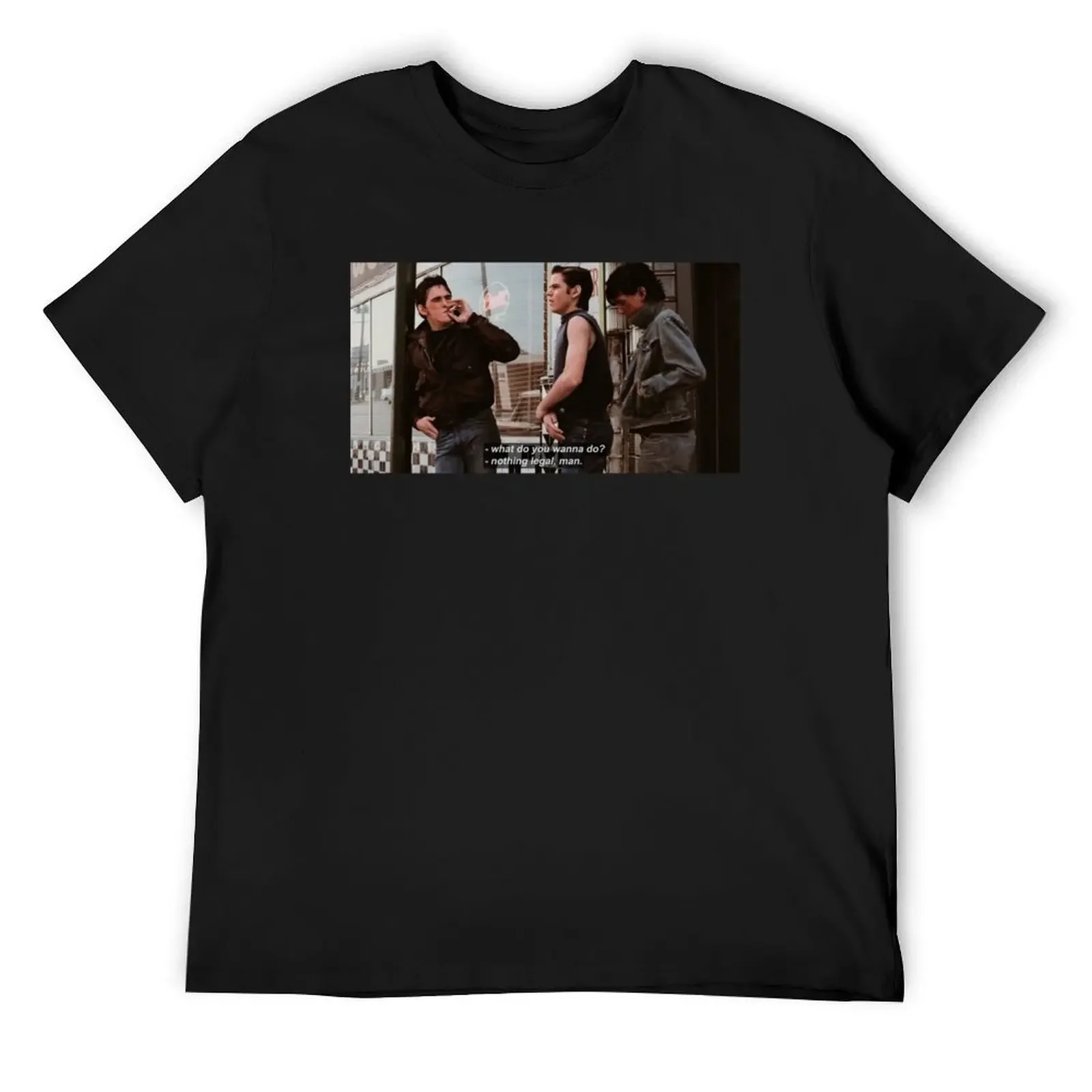 

nothing legal, man T-Shirt korean fashion boys whites Anime t-shirt anime tshirt t shirts for men cotton