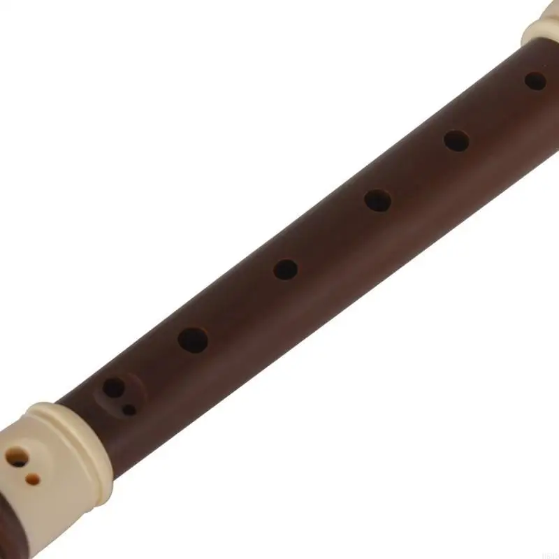 Portable Soprano Recorder 8 Hole Clarinet B Vertical Flute With Fingering Chart Instructions 8 Hole ABS Clarinet