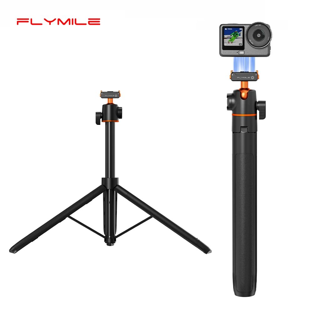 

Flymile Quick-release Base Tripod for DJI OSMO Action 6/5 Pro/Nano Accessories Selfie Stick Adjustable Photography Rod