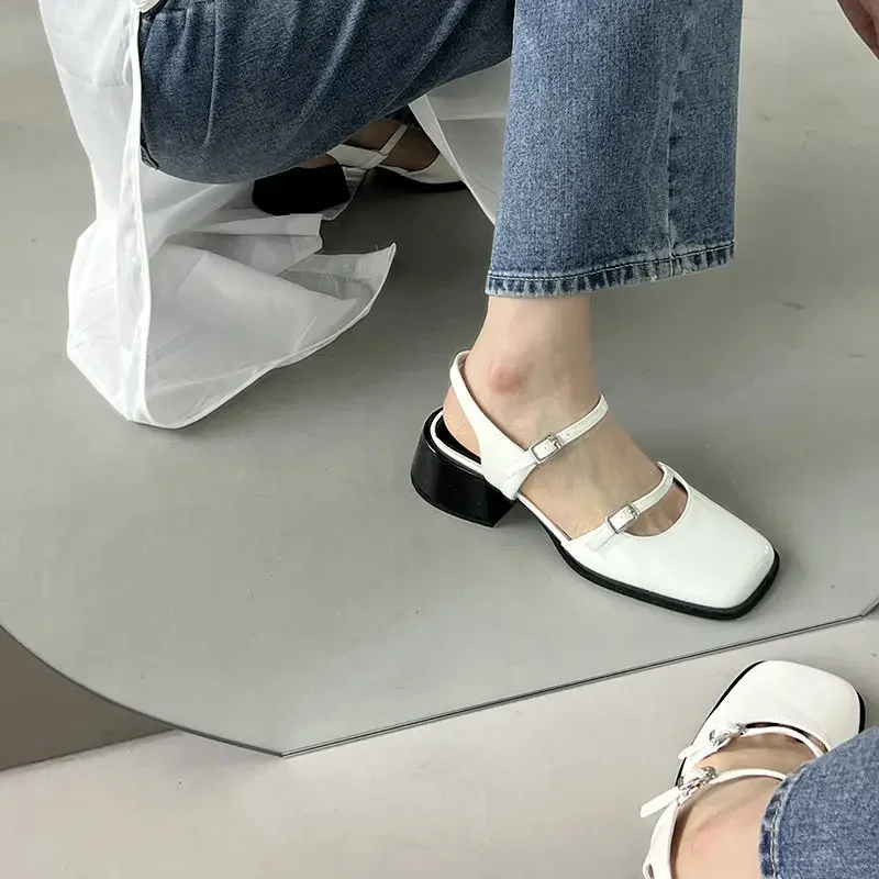 

Mary Jen Ladies Shoes Wholesale Vip High Quality Pvc Women's Closed Sandals Cheap Liquidation Sandal Low Price Designer Footwear