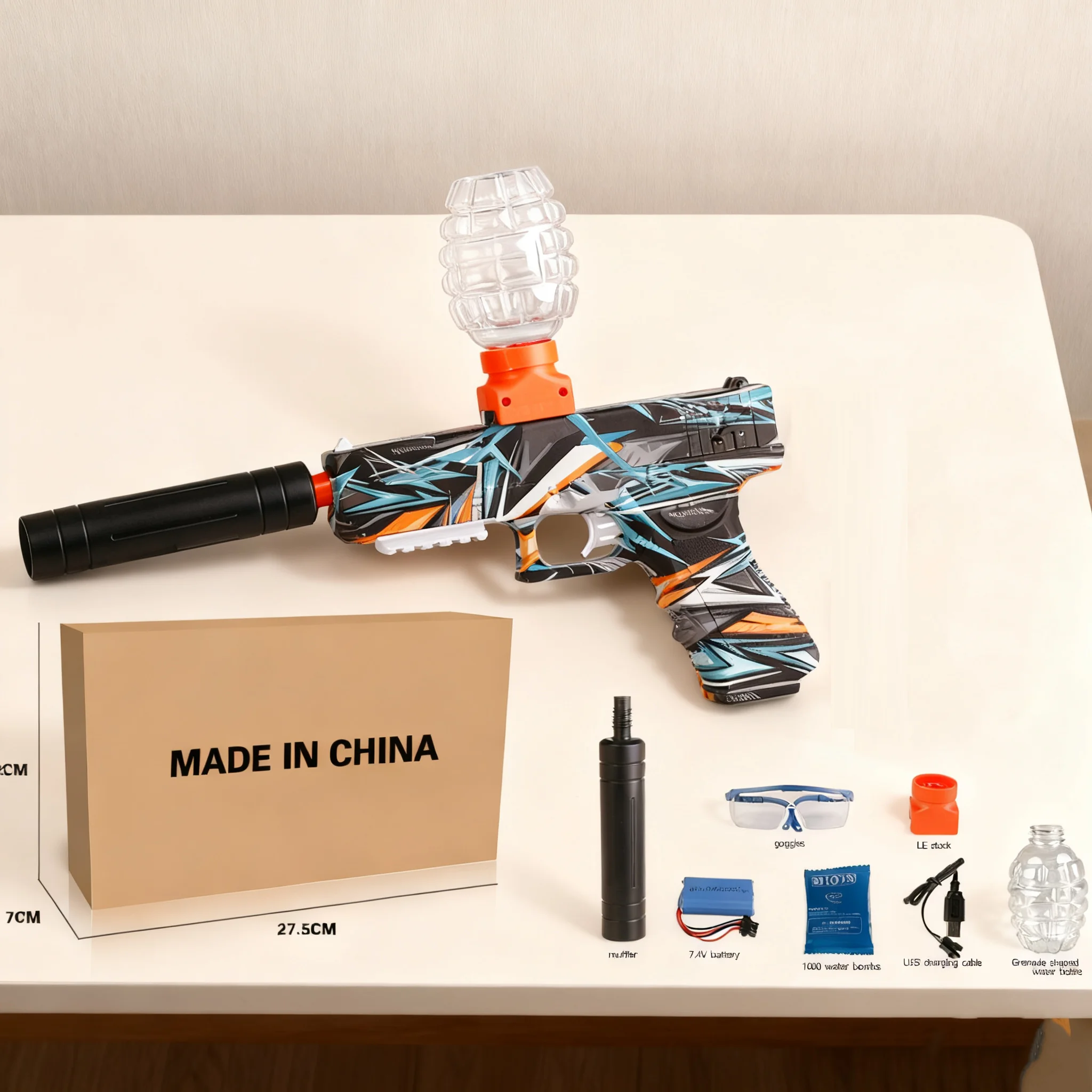 2025 Nuevo juguete de pistola Blaster eléctrica, tiro de alta precisión, juego de fiesta - Regalo de Navidad de Acción de Gracias de Halloween