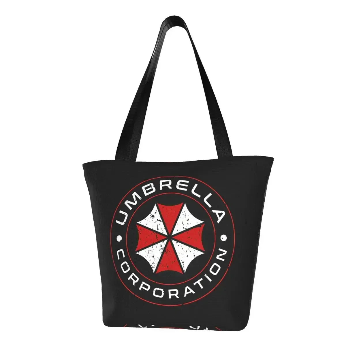 Custom Corporation Umbrellas Shopping Canvas Bag Women Reusable Grocery Horror Military Shopper Tote Bags