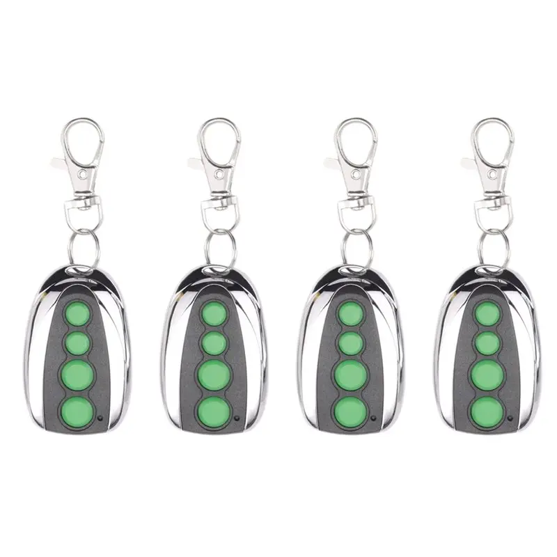 B50B-4 Pcs Garage Door Remote Control For TOPENS Garage Door Remote Transmitter For Automatic Swing Sliding Door Opener