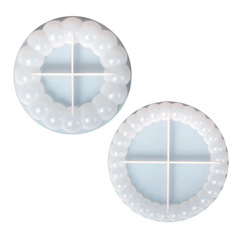 

Mold for Resin Casting Silicone Resin Mold Round Bubble Spill Proof Cup Mat Resin Mold Making