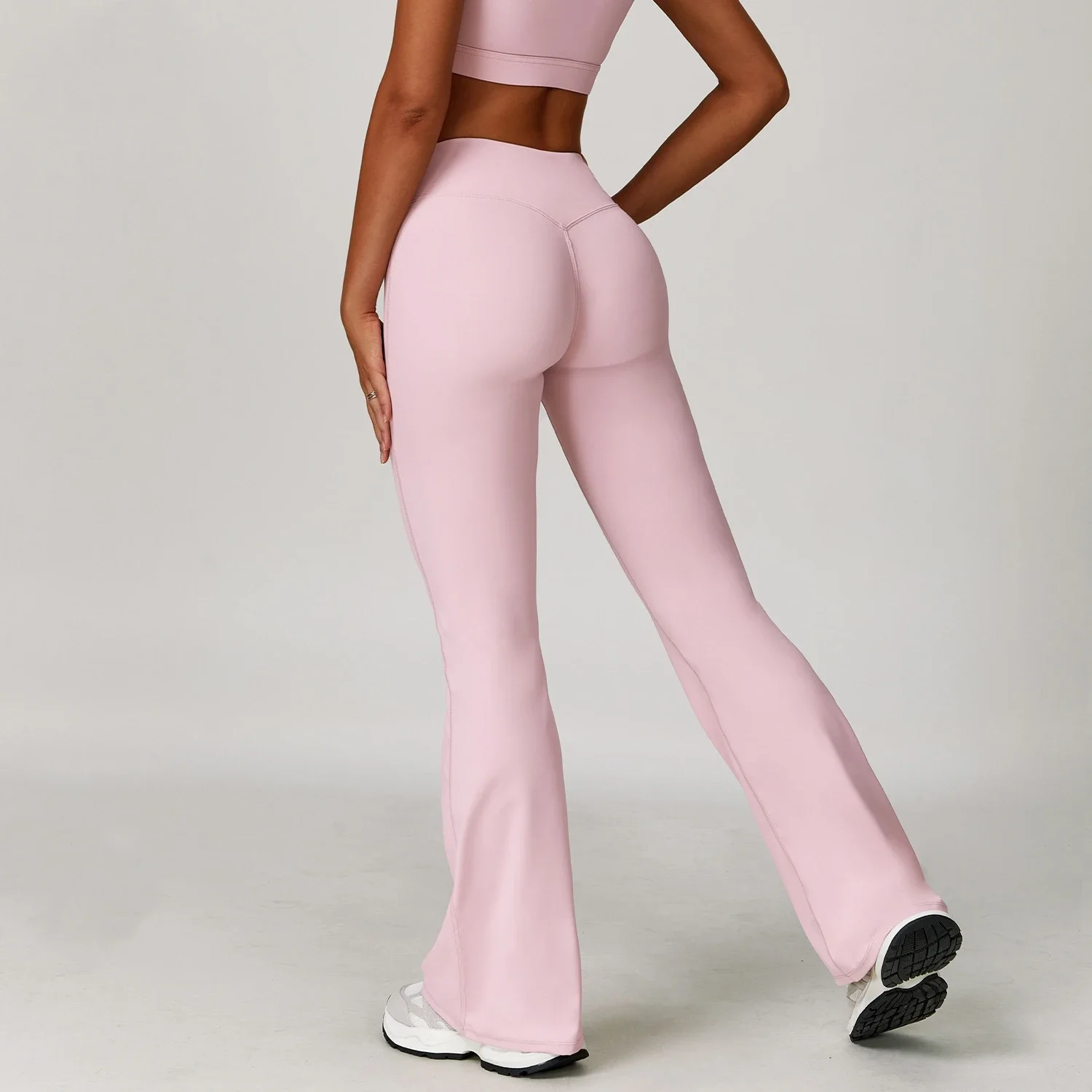 

Леггинсы для йоги с высокой талией, широкие брюки, женские брюки-клеш, эластичные дышащие спортивные штаны с подтяжкой ягодиц, женские леггинсы для спортзала