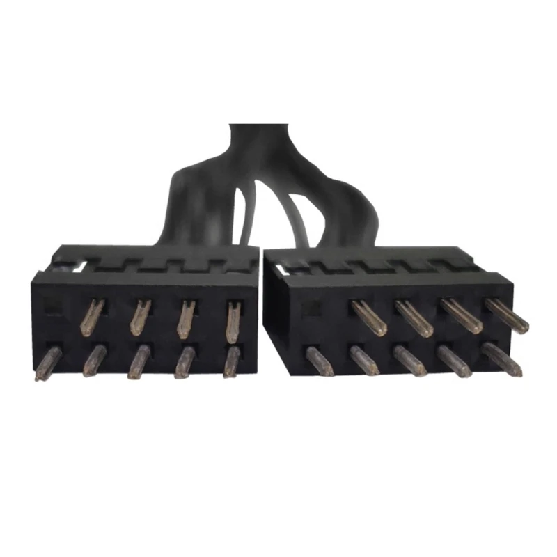 Motherboard abgeschirmtes 9-Pin-Splitterkabel USB 9-Pin-Buchse auf Stecker-Adapter