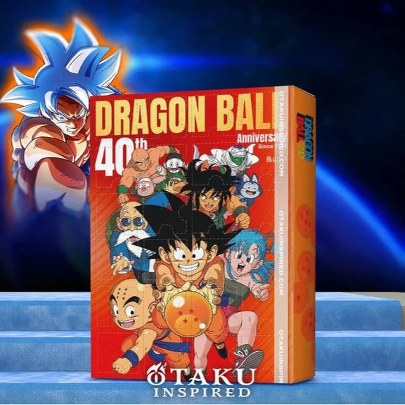 جديد لعبة دراغون بول الذكرى الأربعين سلسلة يوم القدوم لكمة وين صندوق أعمى مع شجرة عيد الميلاد الديكور الاكريليك اللعب هدية #5