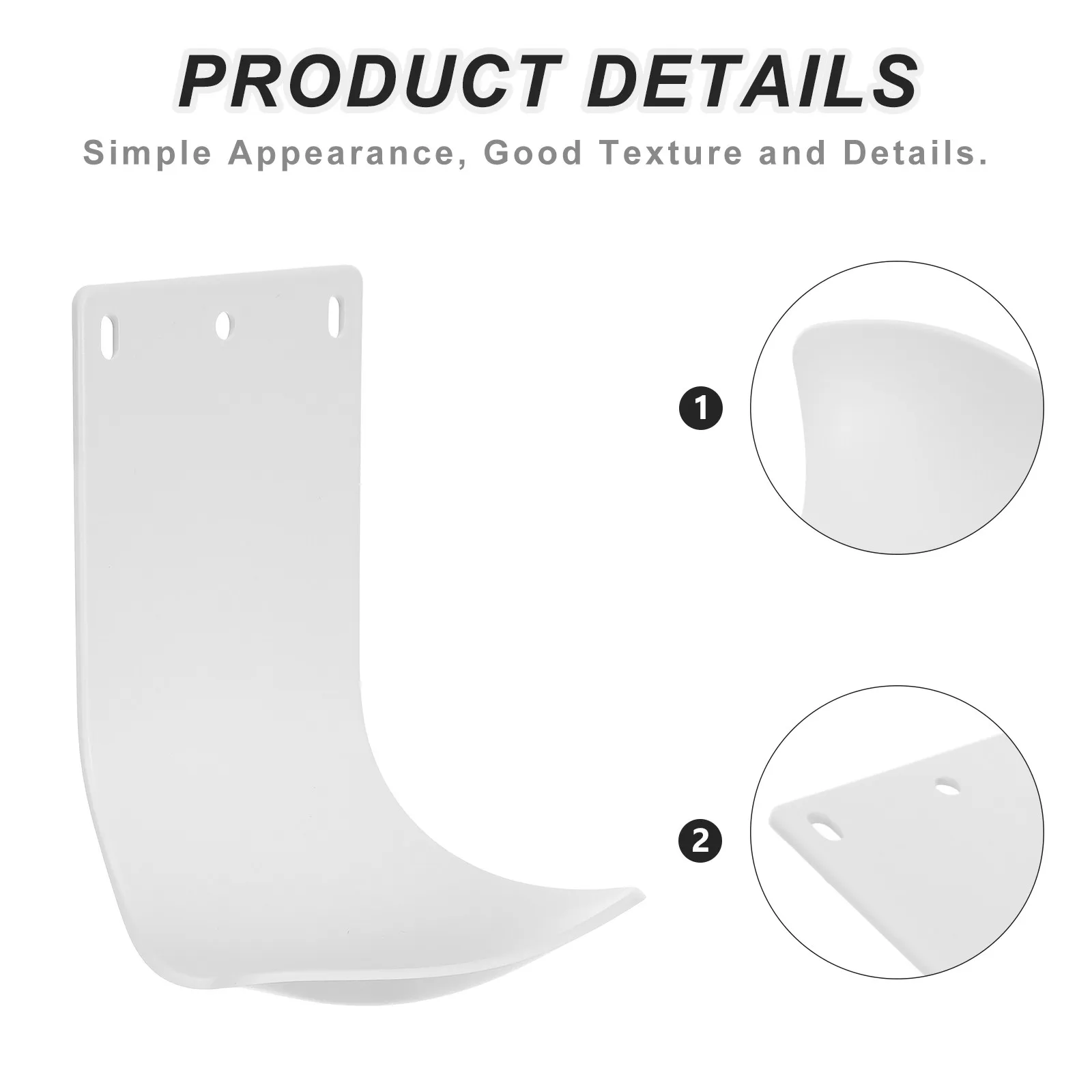 6Pcs Soap Dispenser Drip Tray Wall Mount Liquid Hand Soap Holder for Bathroom Kitchen School Spillproof Plastic Catch view 5