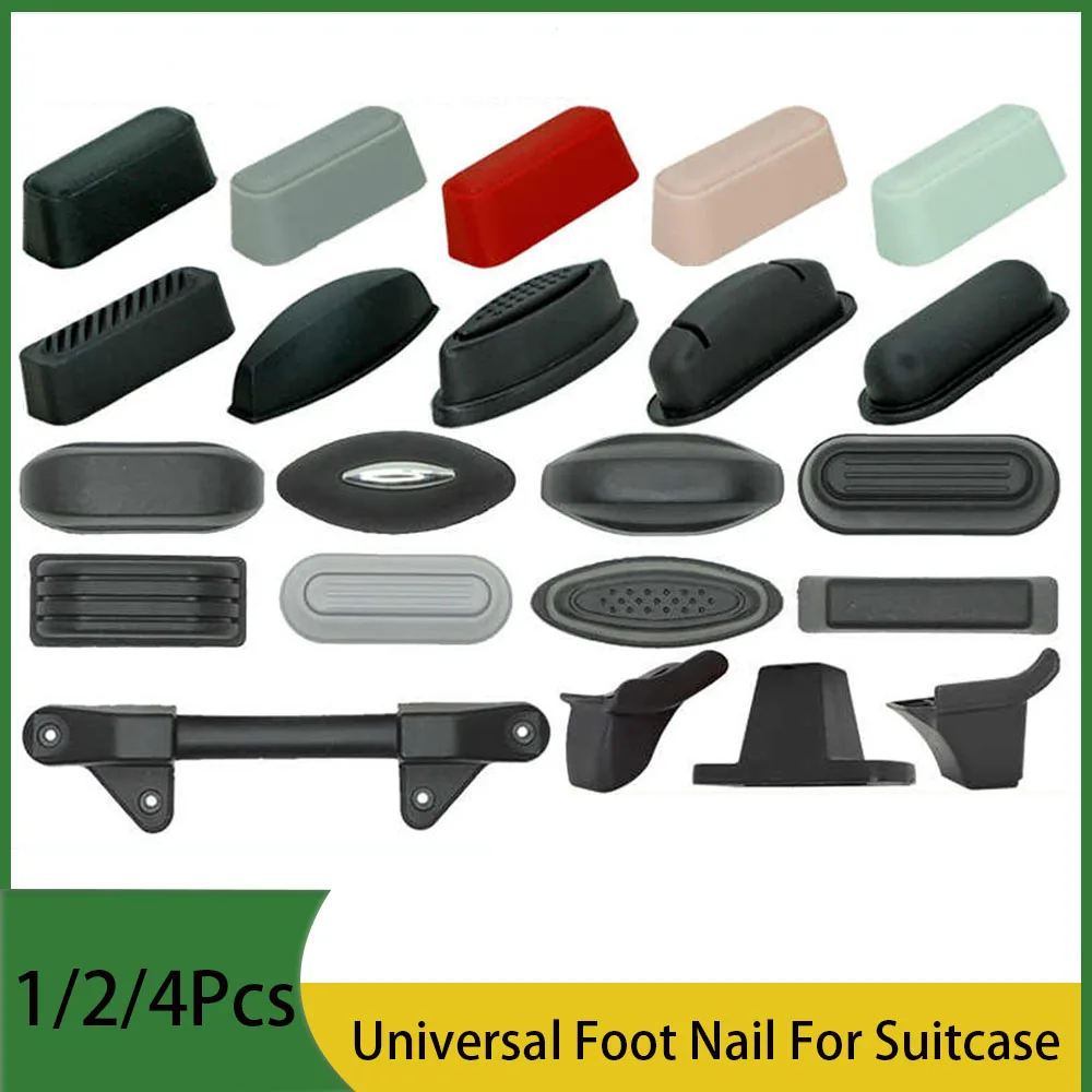 1/2/4Pcs Luggage Universal Foot Nail Bracket Accessories Side Support Foot Travel Box Wear-Resistant And Anti Slip Base