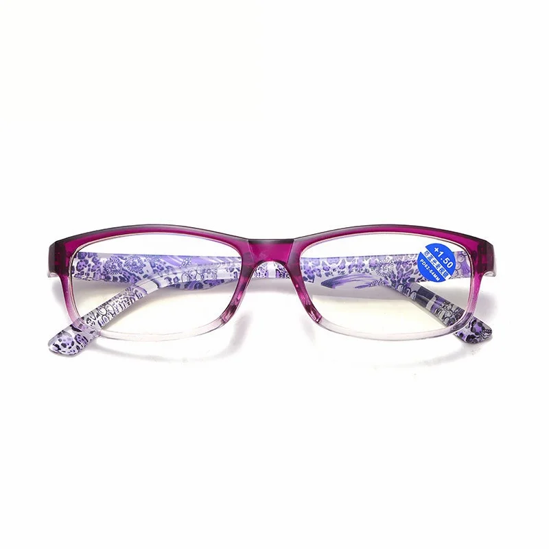 Anti Blue Light Reading Glasses Women Retro Presbyopic Glasses Pattern Eyeglasses Diopter +1.0 +1.5 +2.0 +2.5 +3.0 +3.5+4.0 image 5