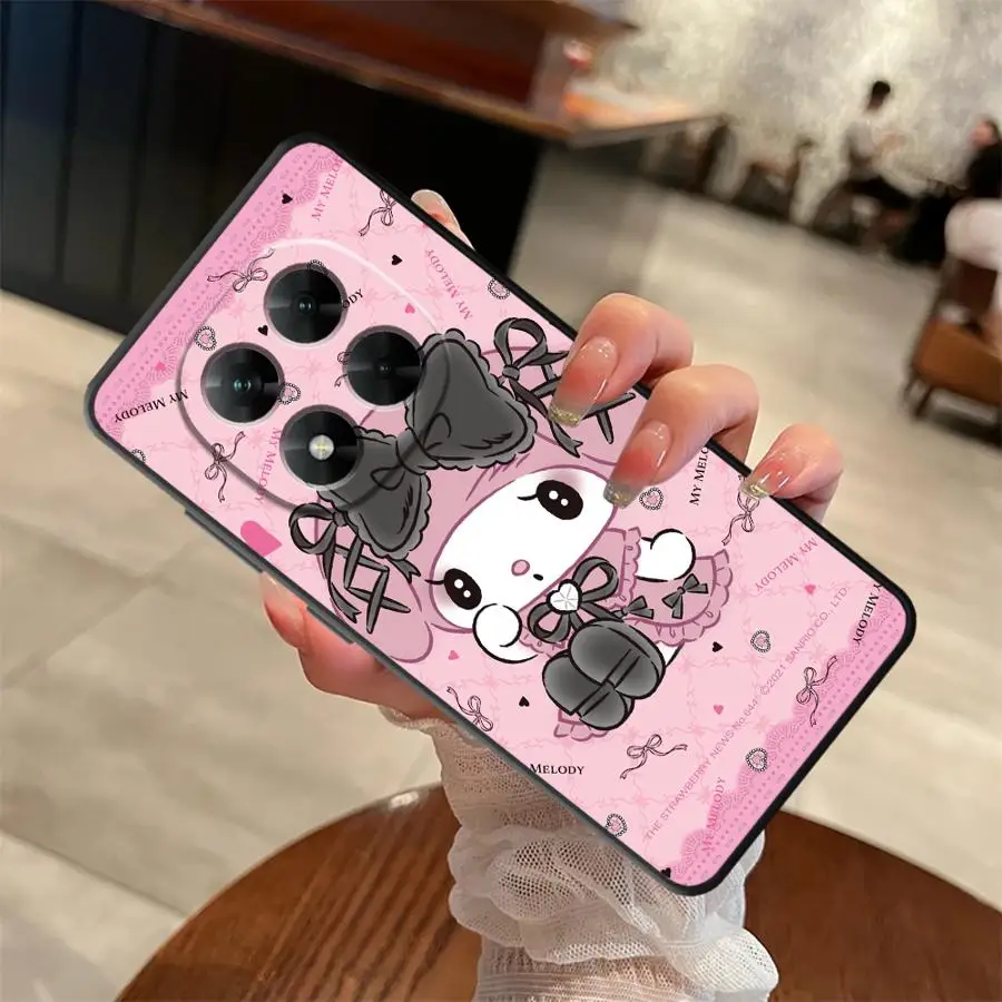 Custodia morbida per telefono posteriore per Xiaomi Redmi Note 10 9 8 Pro 11 13 12 Pro Plus 11S 10S 9s 12S Kuromi Melody