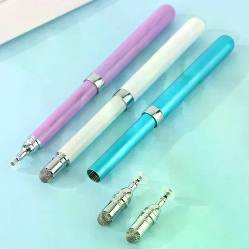 2 في 1 شاشة تعمل باللمس القلم قابل للسحب شاشة القلم اللمس العالمي قلم سعوي صغير اللوحة قلم رصاص آيفون