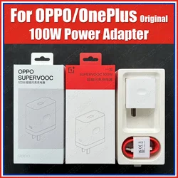 VCBAJACH Original Build OPPO OnePlus 100W Power Adapter OnePlus 12 11 11R Ace 2 Find X6 Pro GT5 Pro SuperVOOC Quick Charger